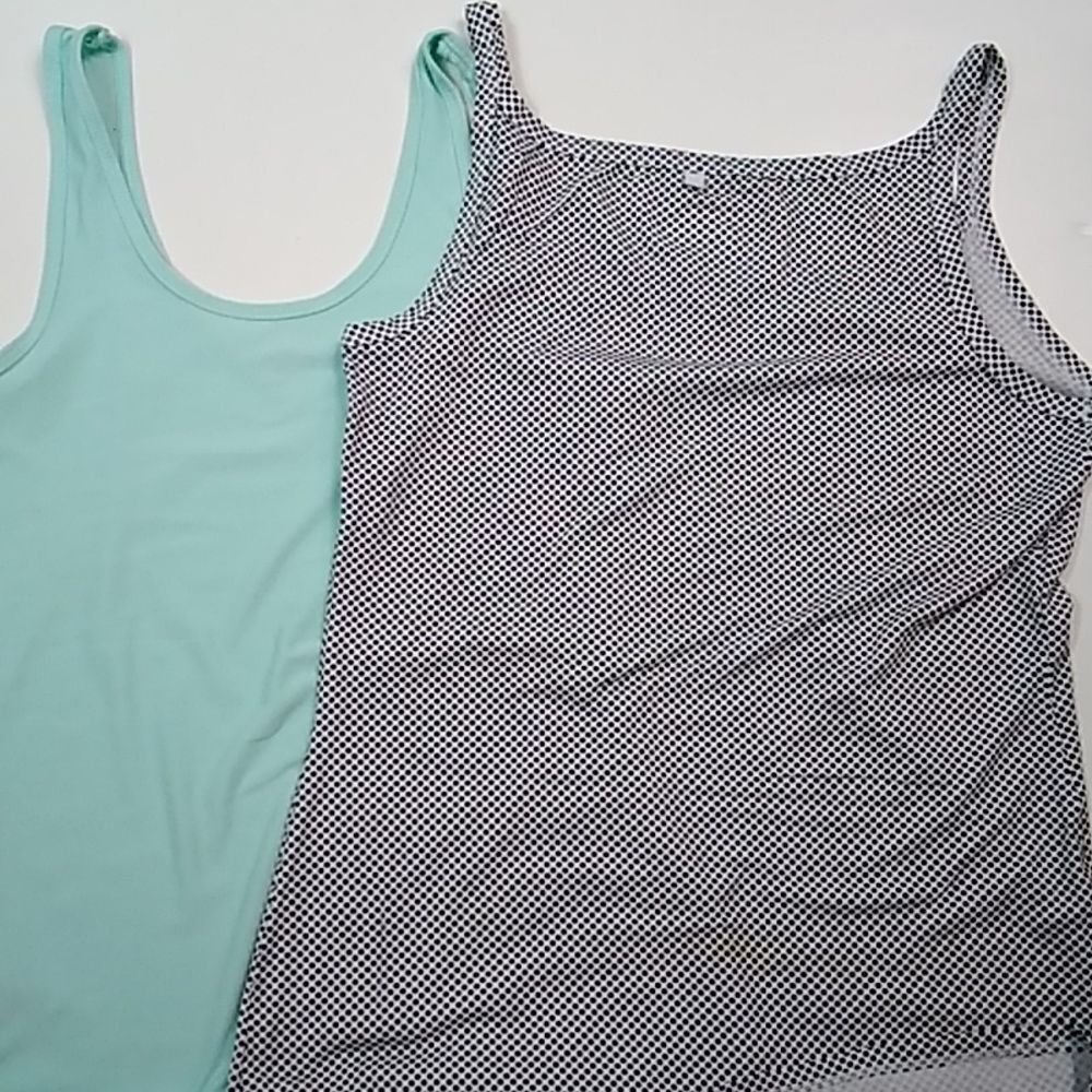 Of 2 Piece T-shirt Polka Jockey Sz L And No Boundaries Size M 7/8 Stretch